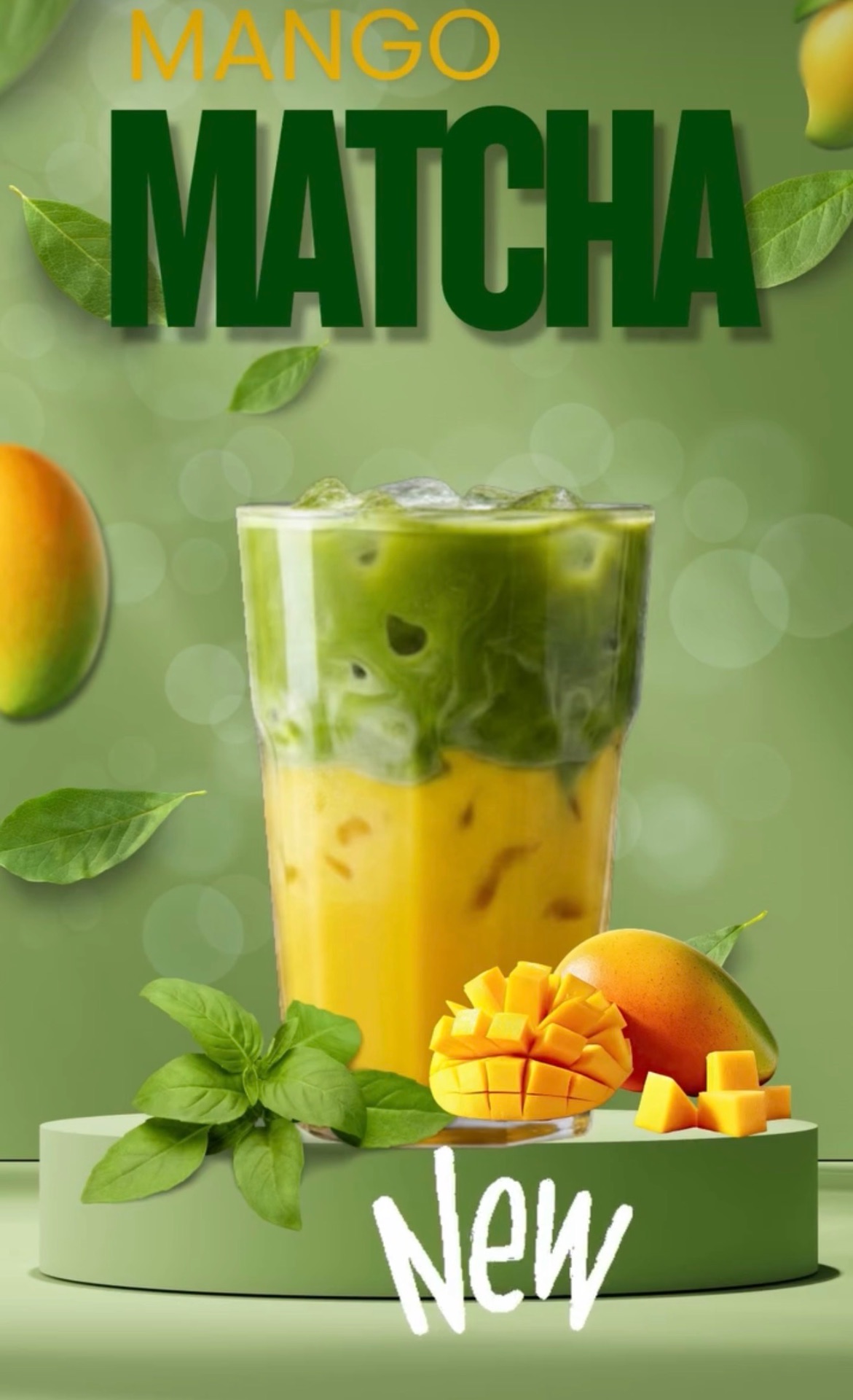 Mango Matcha — nueva bebida en El Punto Coffee