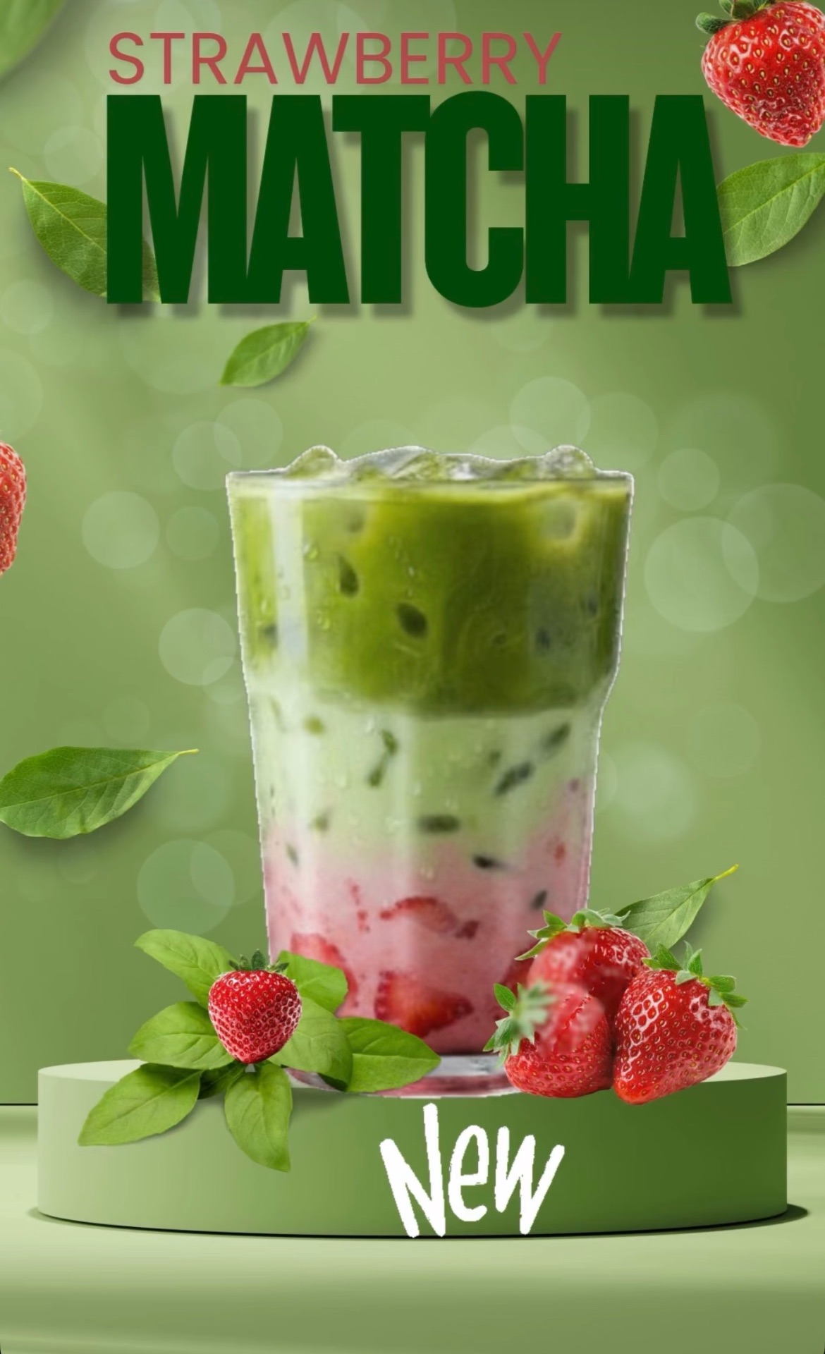 Strawberry Matcha — nueva bebida en El Punto Coffee
